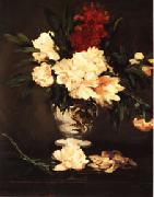 Edouard Manet Vase of Peonies on a Pedestal France oil painting artist